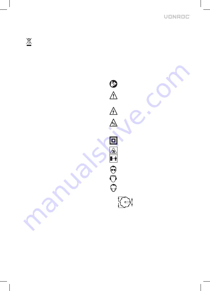 VONROC S CS503AC Original Instructions Manual Download Page 58