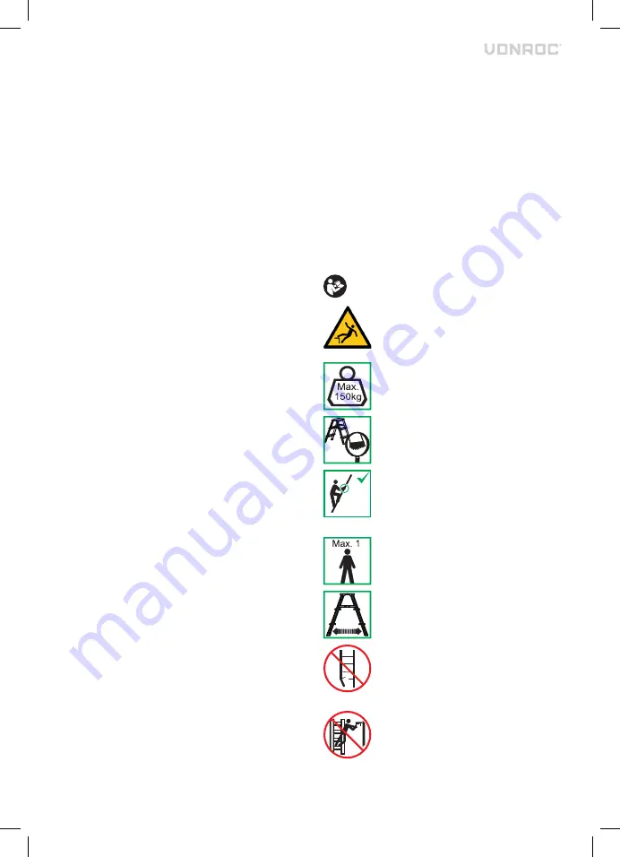 VONROC SL503XX Original Instructions Manual Download Page 22