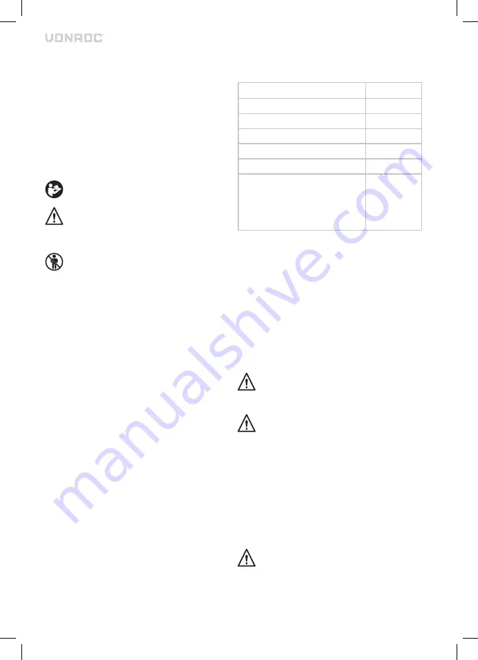 VONROC TM503XX Instructions Manual Download Page 33