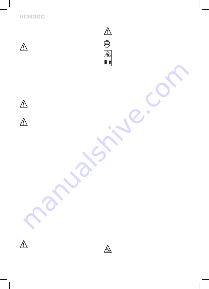 VONROC VC505AC Original Instructions Manual Download Page 7