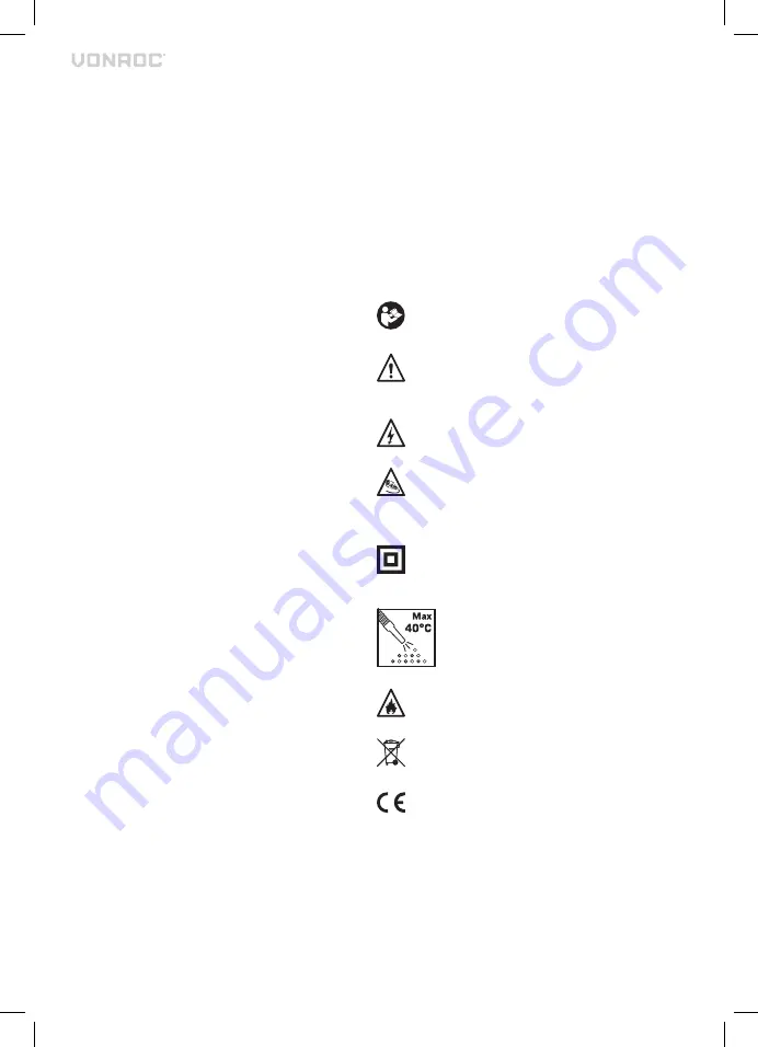 VONROC VC505AC Original Instructions Manual Download Page 19