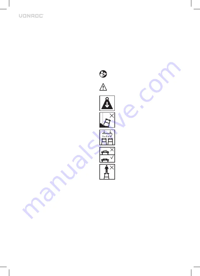 VONROC WB501 Series Original Instructions Manual Download Page 25