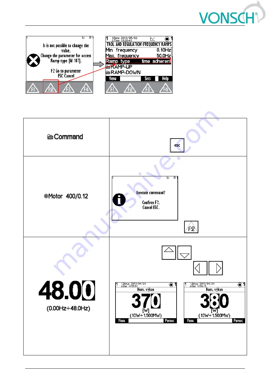 Vonsch Quatrofrem Series Configuration And Diagnostics Download Page 176