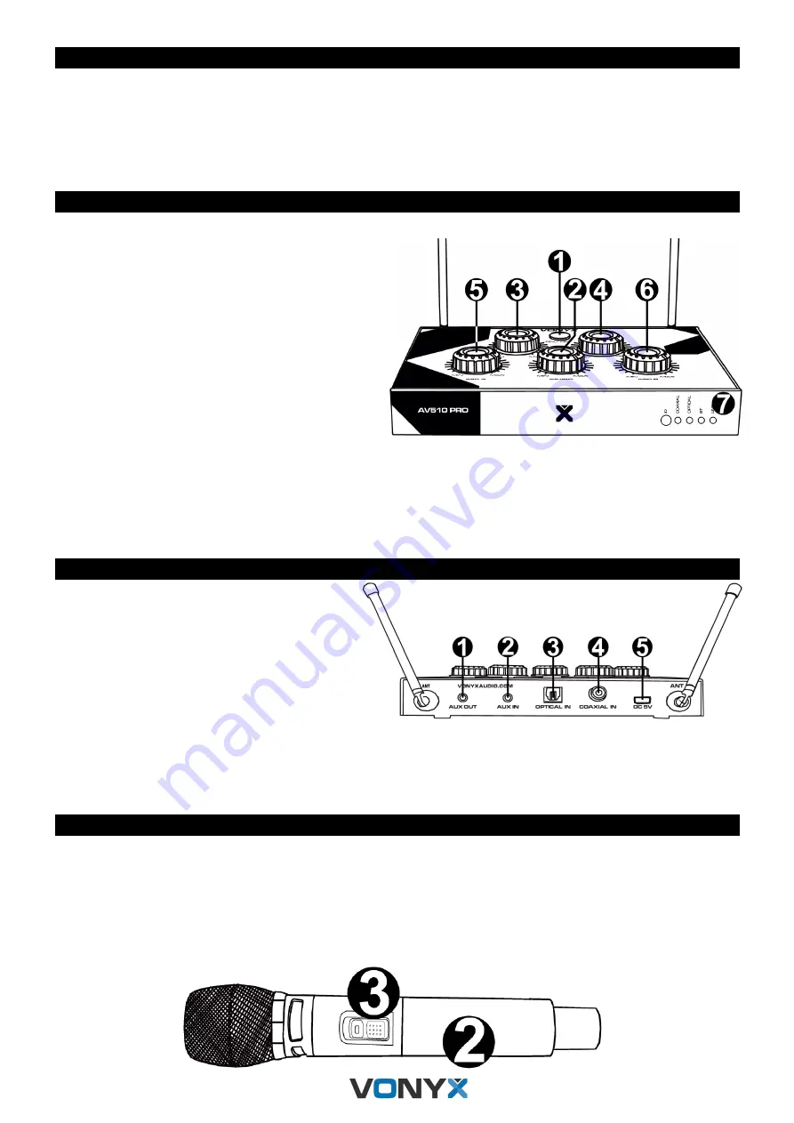 Vonyx 103.115 Instruction Manual Download Page 13