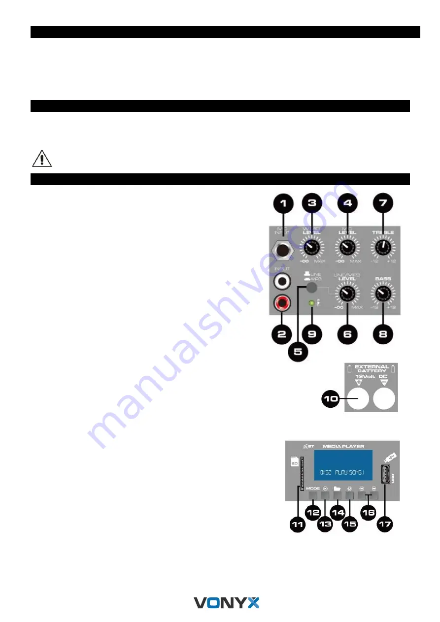 Vonyx 170.073 Instruction Manual Download Page 9