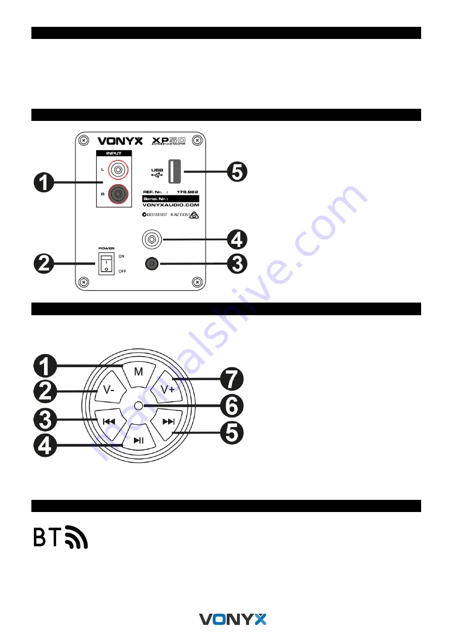 Vonyx 178.962 Instruction Manual Download Page 5