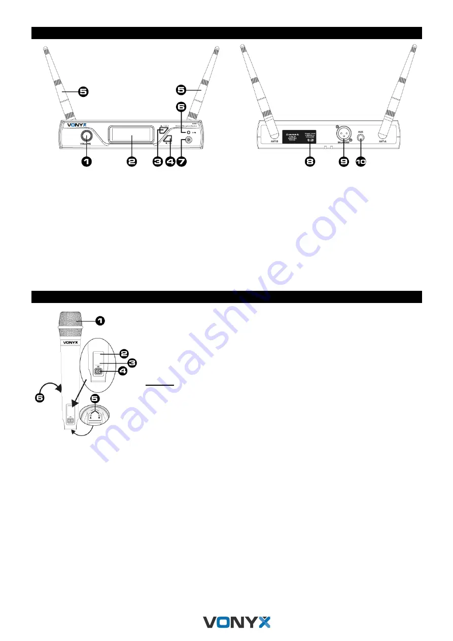 Vonyx 179.260 Instruction Manual Download Page 12