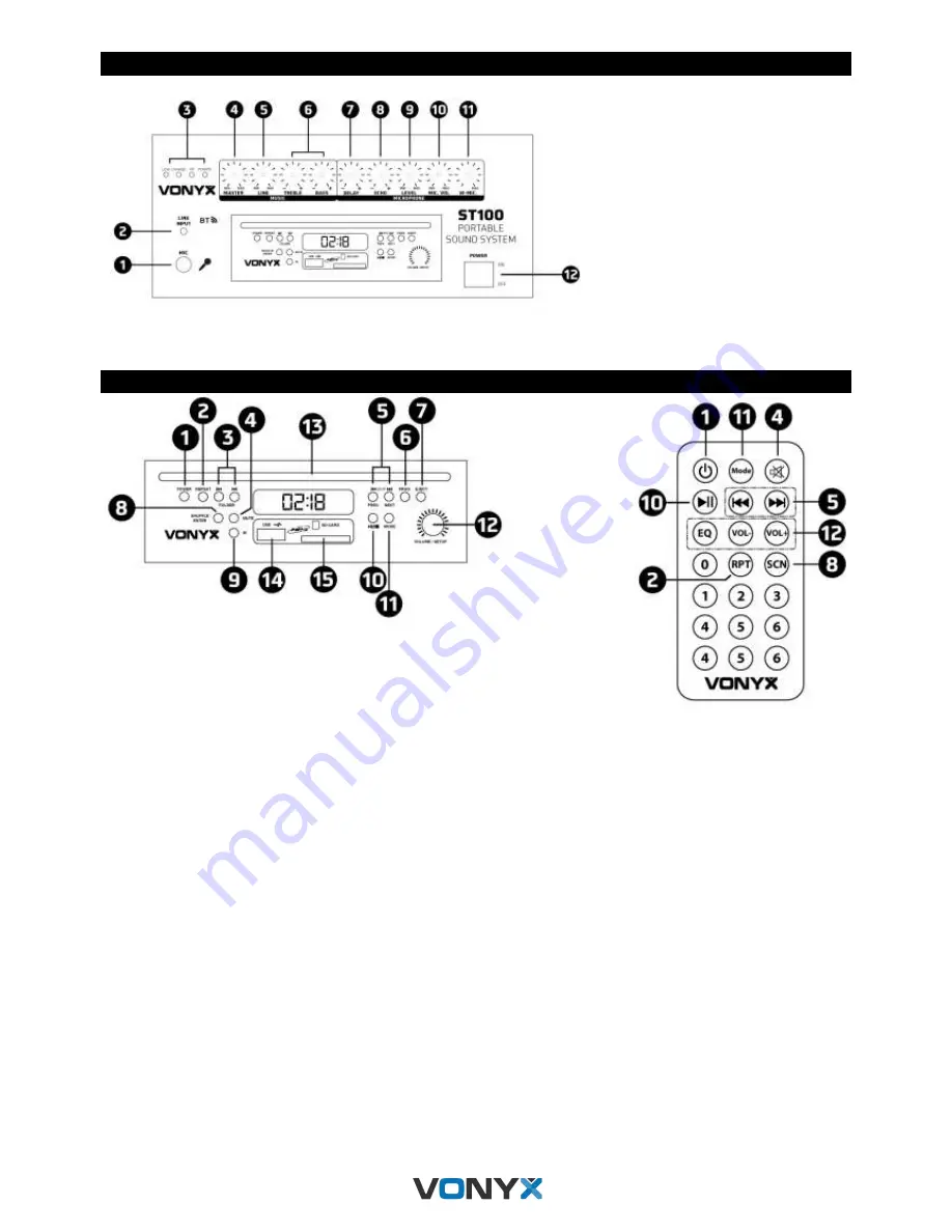 Vonyx ST100 MK2 Скачать руководство пользователя страница 13