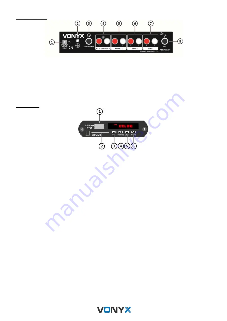 Vonyx STM2270 Instruction Manual Download Page 11