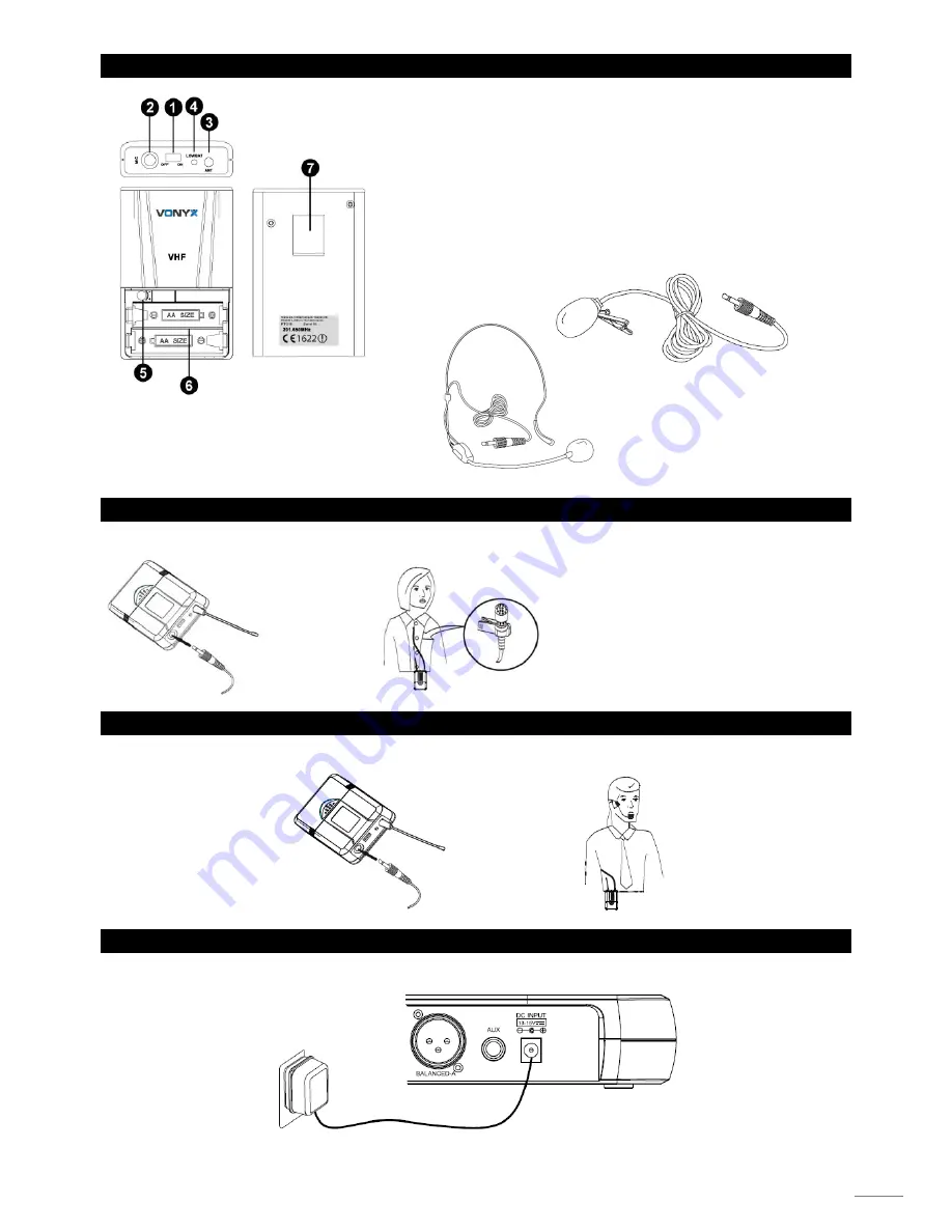 Vonyx WM511 Instruction Manual Download Page 9