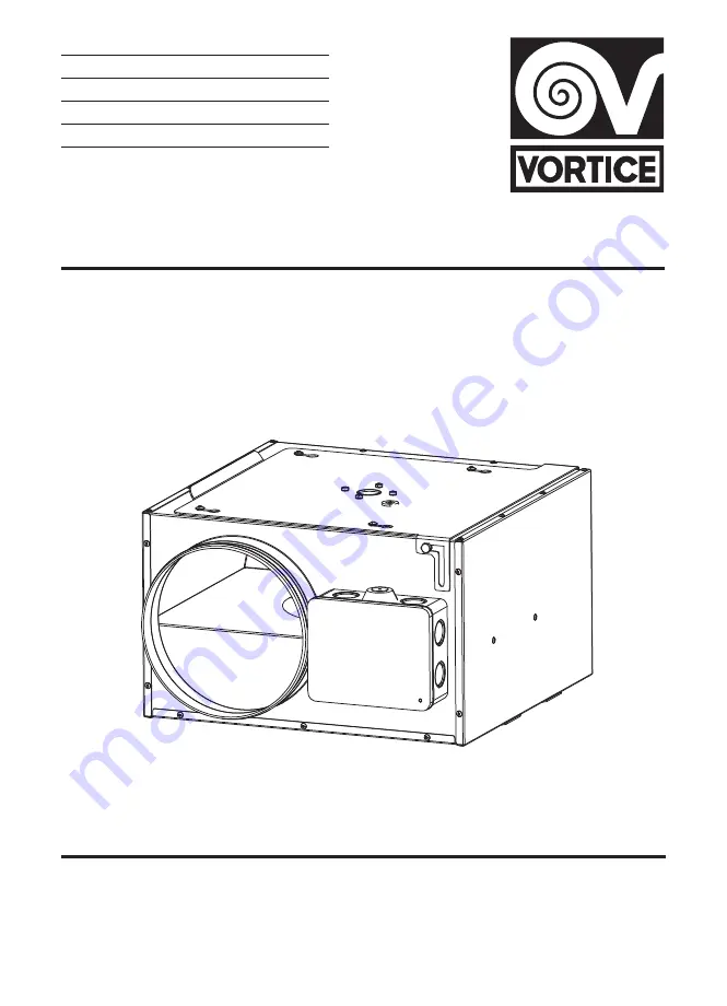 Vortice CA-IL Скачать руководство пользователя страница 1