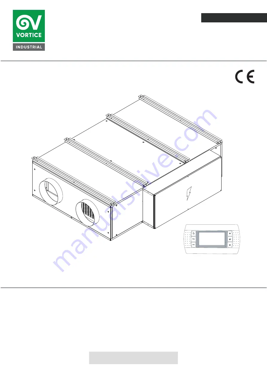 Vortice RXC/Hi 005 Скачать руководство пользователя страница 1