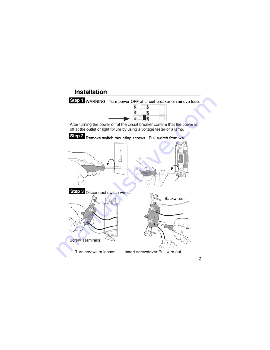 VOS IntelaVoice 98009 Instruction Manual Download Page 3