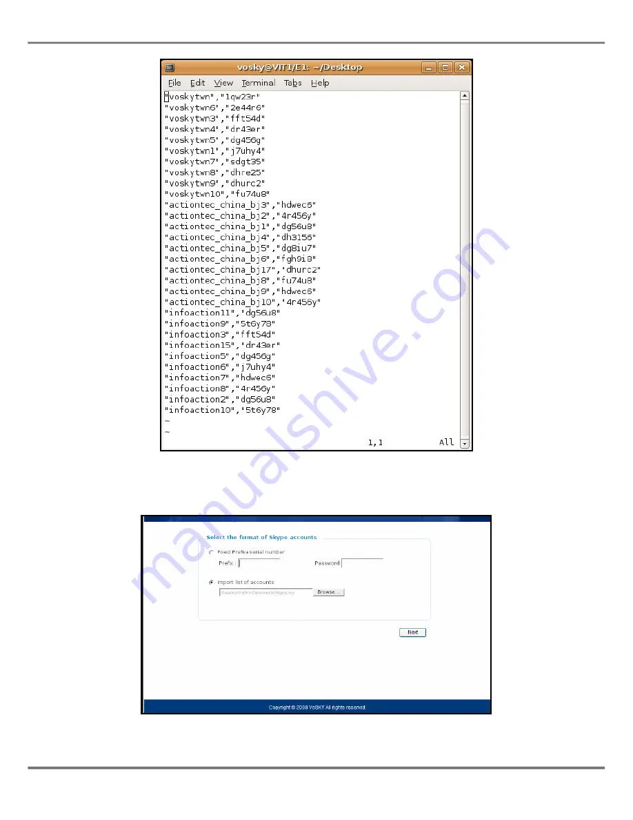 VoSKY Exchange Pro E1 User Manual Download Page 39