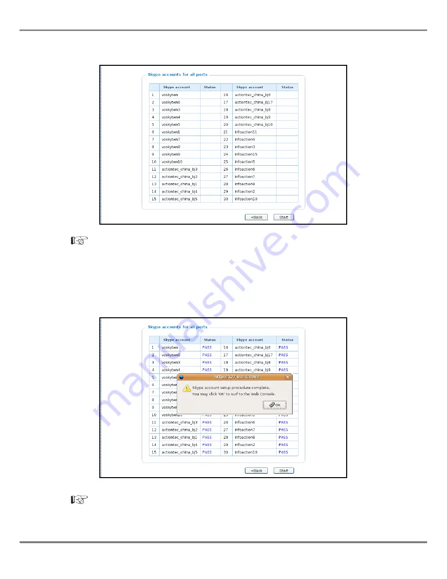 VoSKY Exchange Pro E1 User Manual Download Page 40