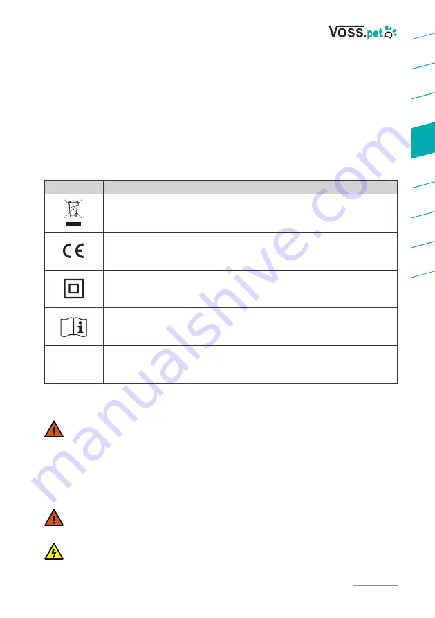 voss.pet 41205 Instruction Manual Download Page 65