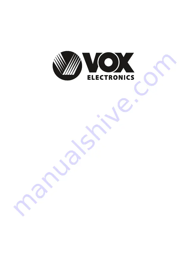 VOX electronics EBB7116 Скачать руководство пользователя страница 2