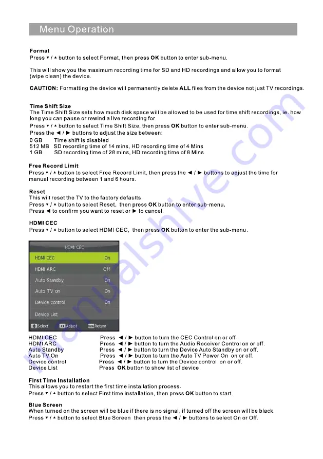 VOX electronics LED 32DSA680B Operating Instructions Manual Download Page 26