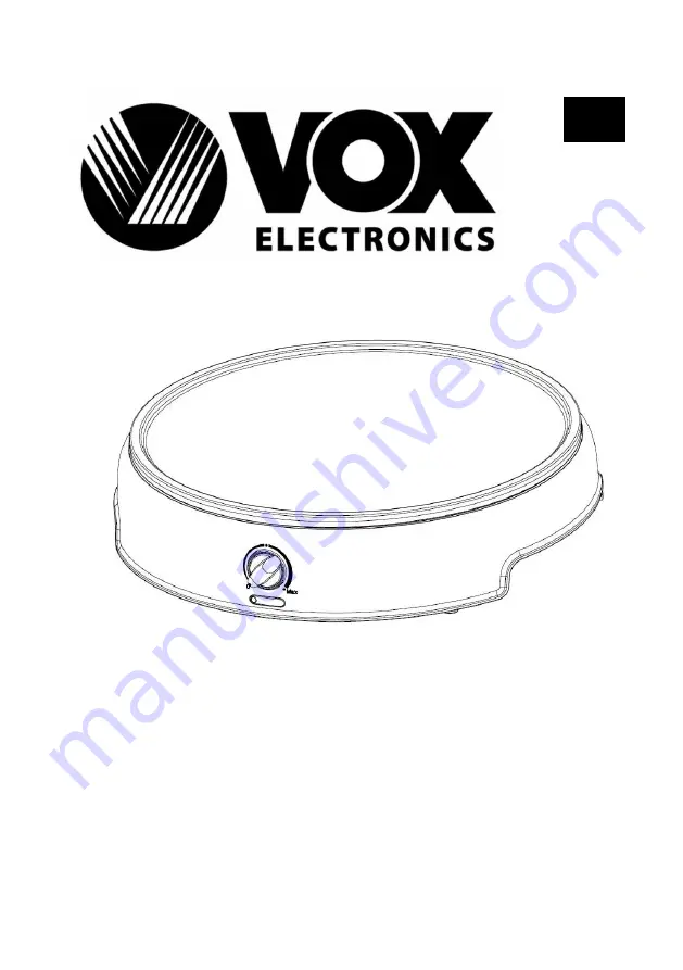 VOX electronics PK611-IM Operating Instructions Manual Download Page 13