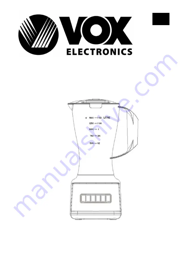 VOX electronics TM-1057 Скачать руководство пользователя страница 2