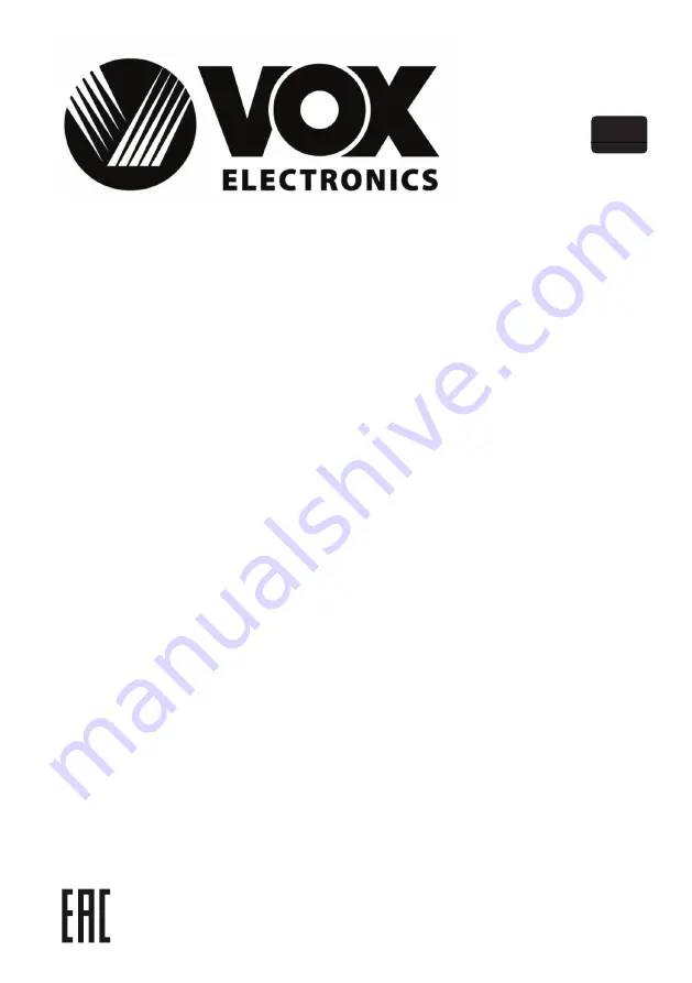 VOX electronics VF 2550F User Manual Download Page 34