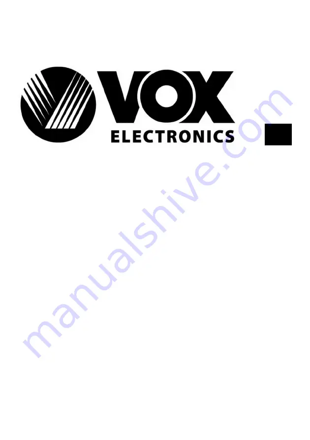 VOX electronics WM8072 Operating Instructions Manual Download Page 271