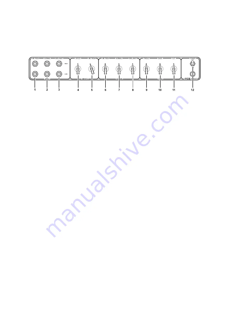 Vox AC15HW60 Owner'S Manual Download Page 6