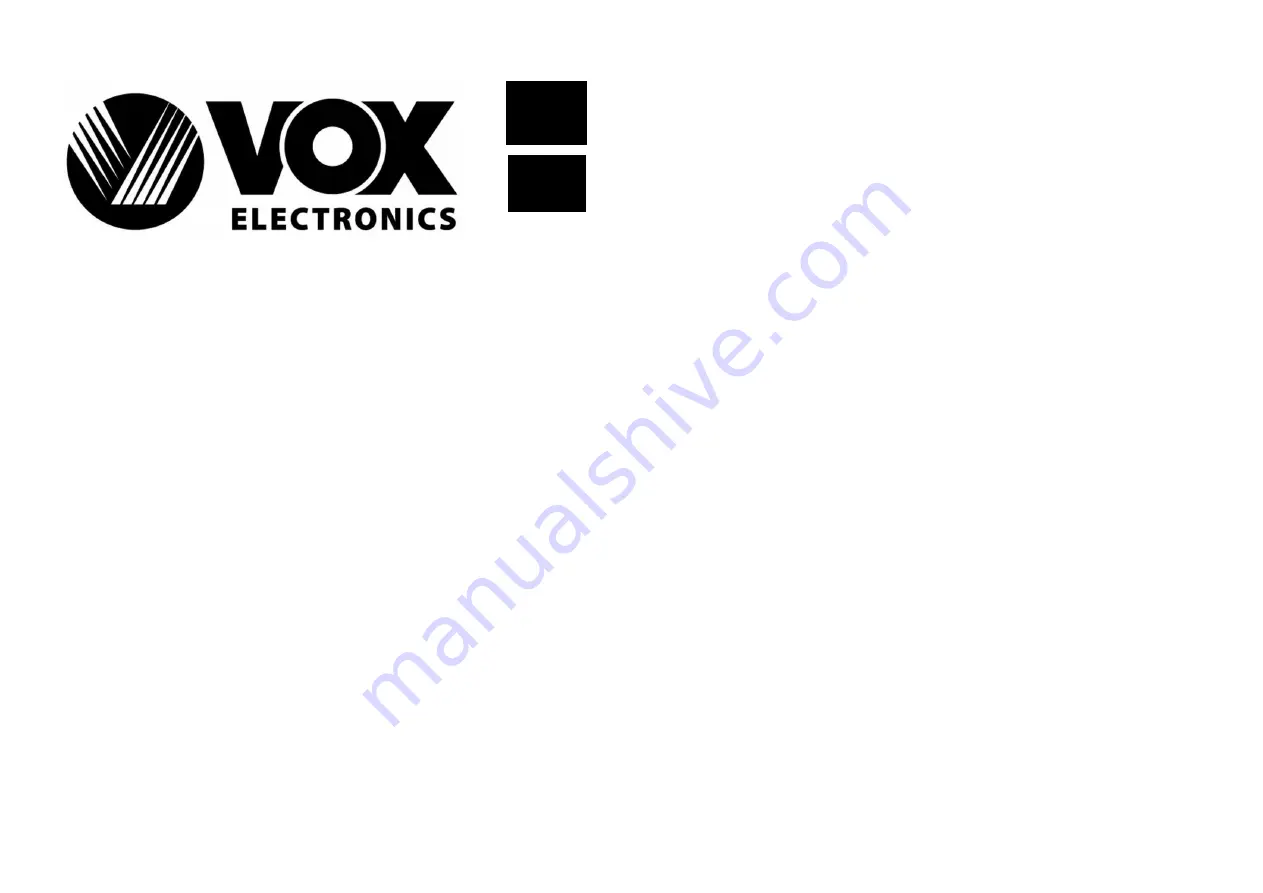 Vox OH-6109 Operating Instructions Manual Download Page 1