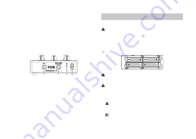 Vox StompLab IB Owner'S Manual Download Page 18