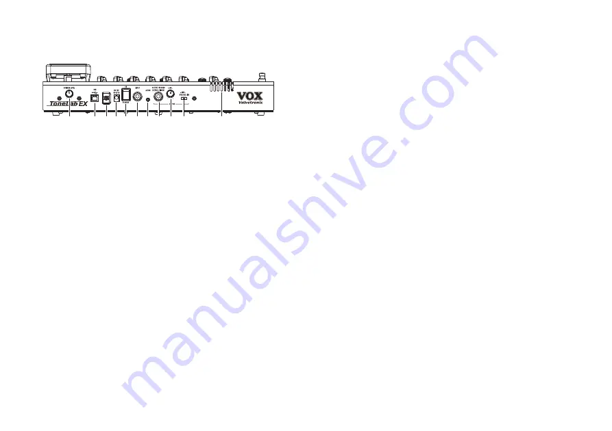 Vox Tonelab EX Owner'S Manual Download Page 12