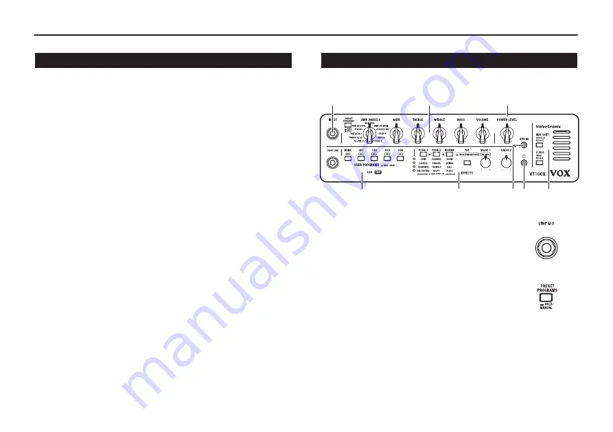 Vox VT100X Owner'S Manual Download Page 16