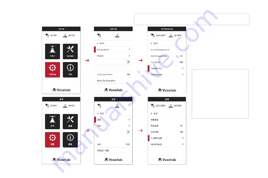 Voxelab Aquila S2 Скачать руководство пользователя страница 22