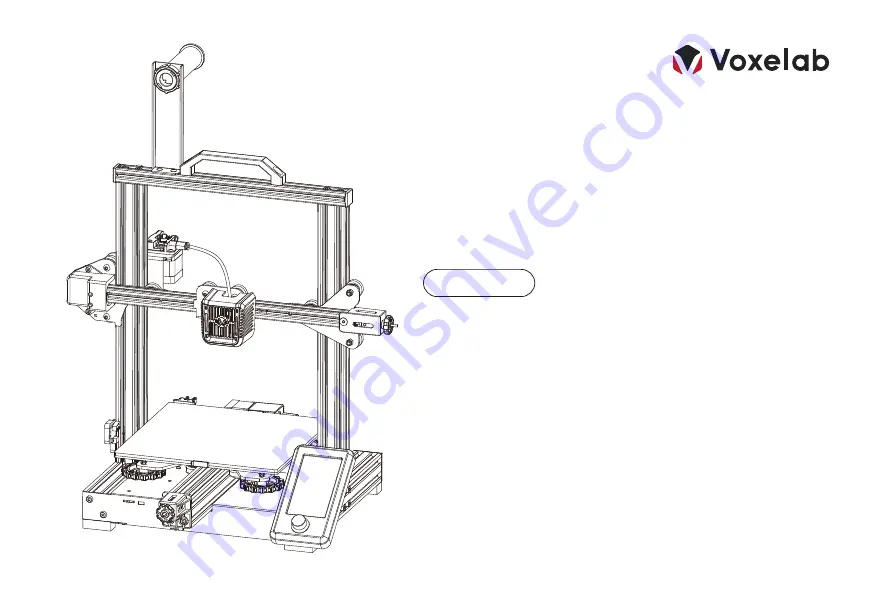 Voxelab Aquila X2 User Manual Download Page 1