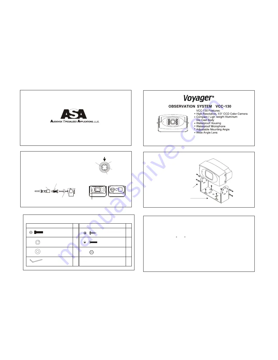 Voyager VCC-130 Installation Manual Download Page 1