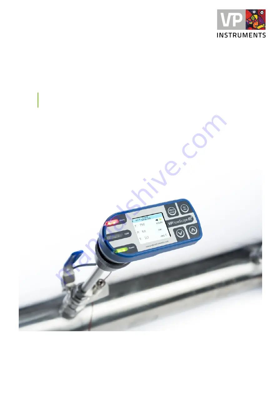 VP instruments VPFlowScope M probe User Manual Download Page 1