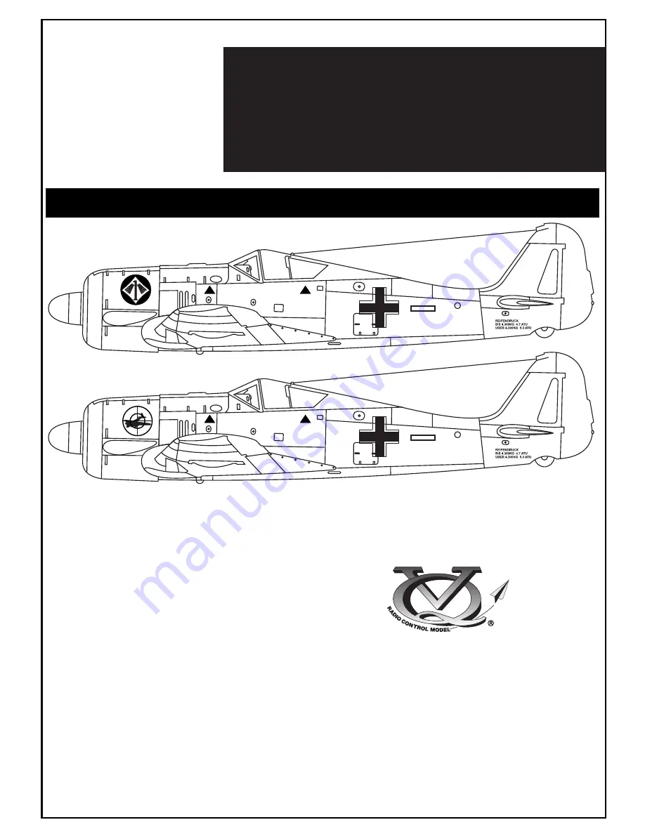 VQ FOCKE-WULF FW-190A Скачать руководство пользователя страница 1