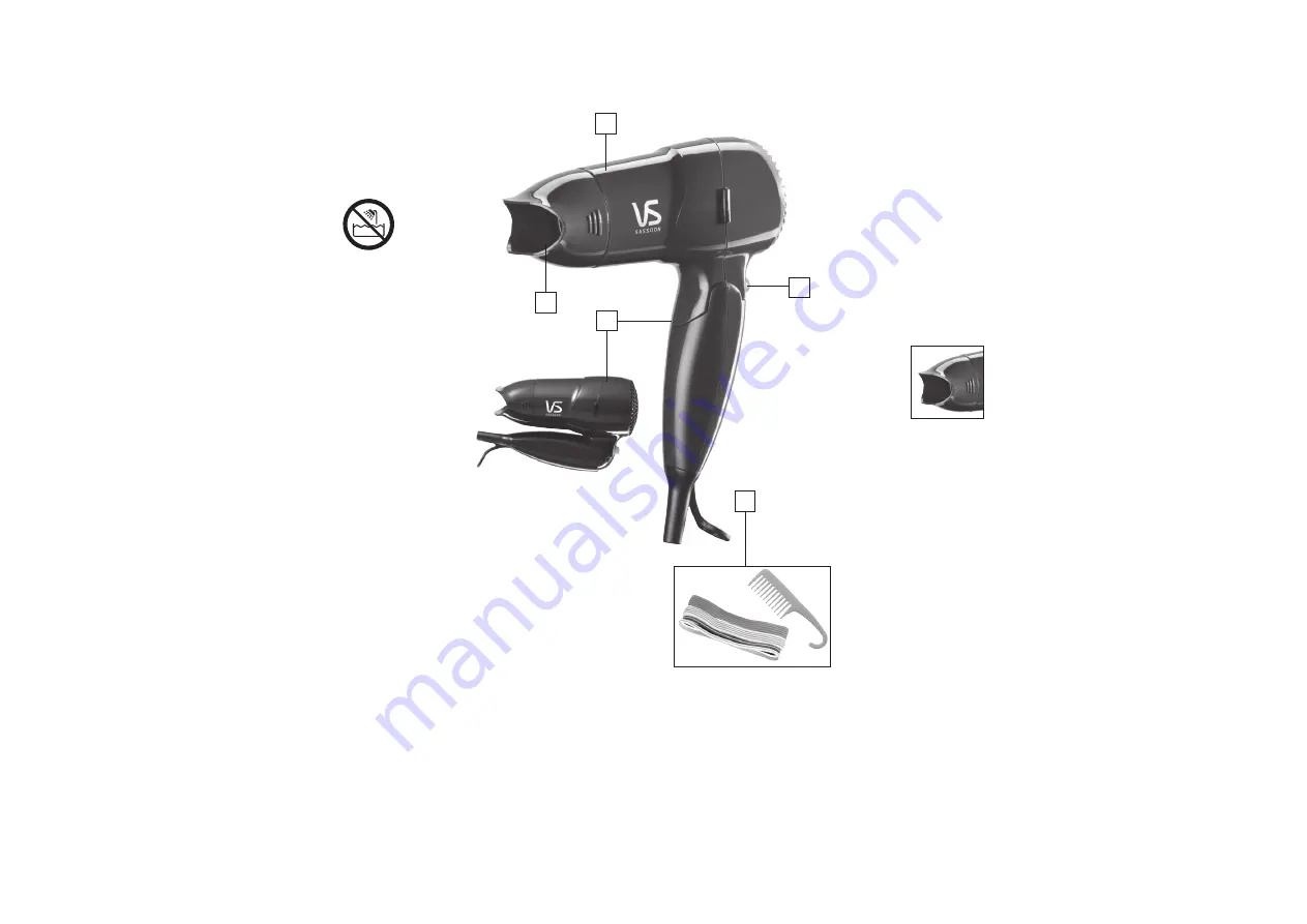 VS Sassoon VSLE821A Instruction Booklet Download Page 1