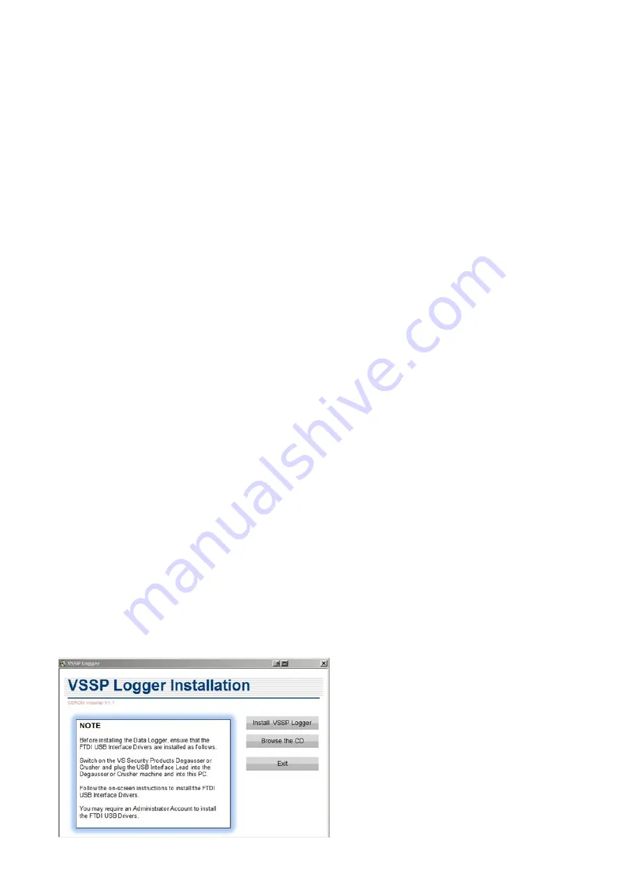 VS DATAGAUSS MAX-LG ZZ201240 Operating Manual Download Page 6