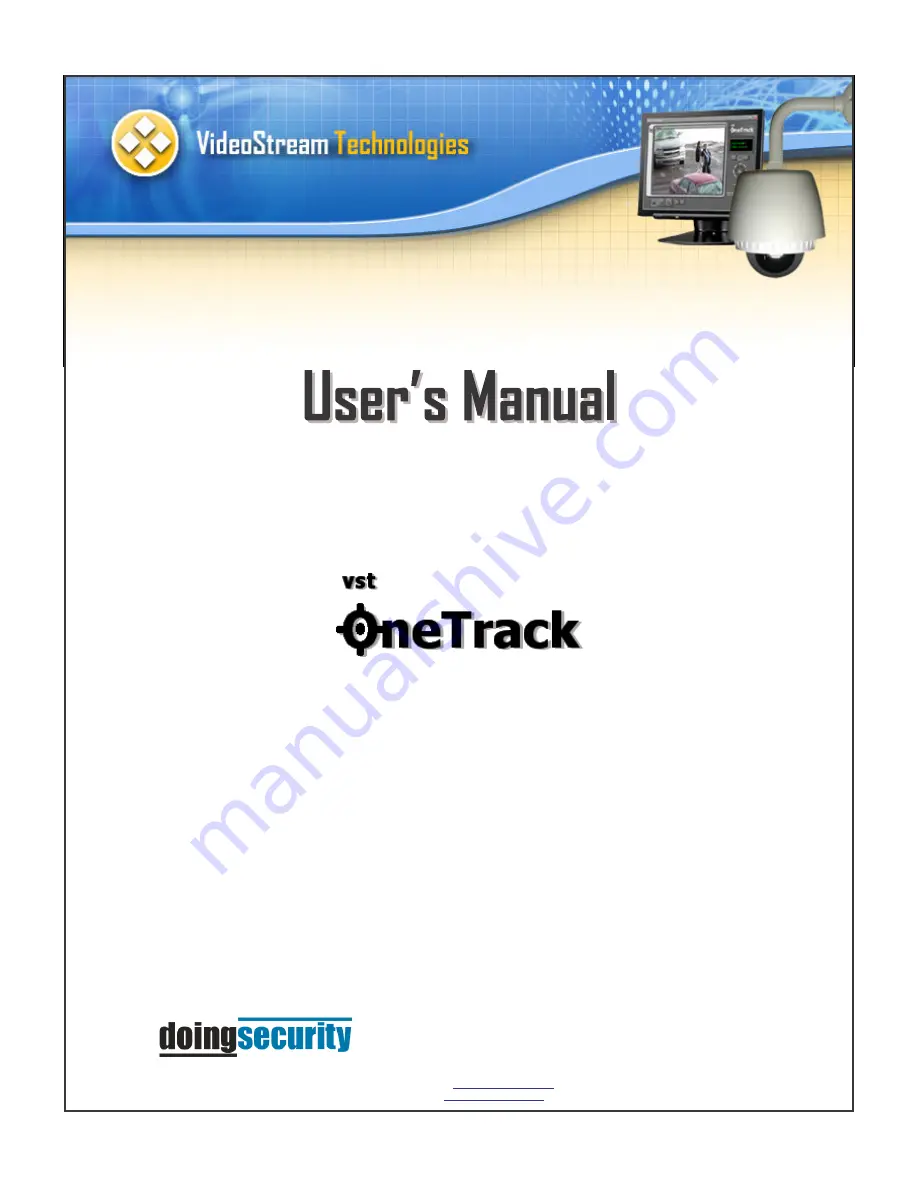 VST OneTrack User Manual Download Page 1