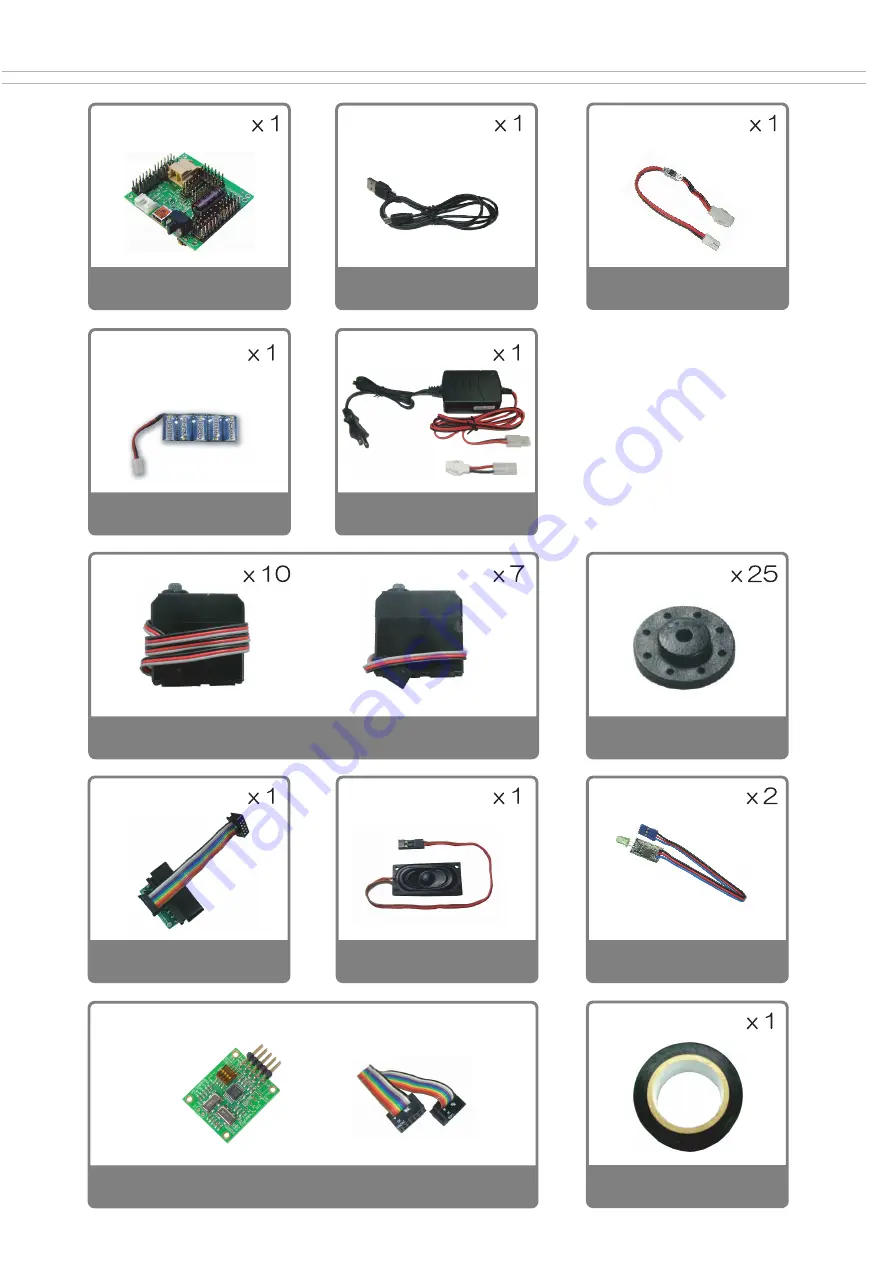 Vstone Robovie-X Assembly Manual Download Page 10