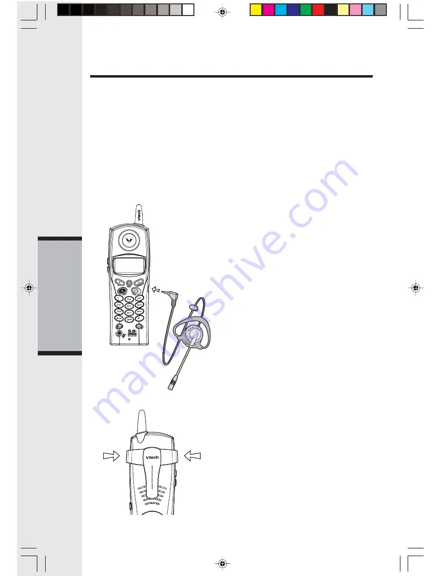 VTech 80-6111-00 - AT&T E5811 - 5.8 GHz Cordless Answering System User Manual Download Page 22