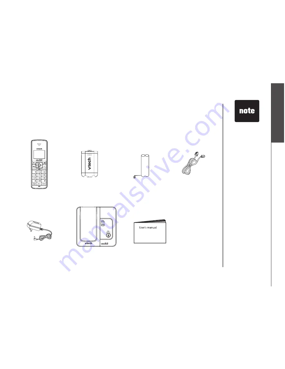 VTech 80-6115-00 - AT&T E5813B - 5.8 GHZ Three Handset Answering System Скачать руководство пользователя страница 4