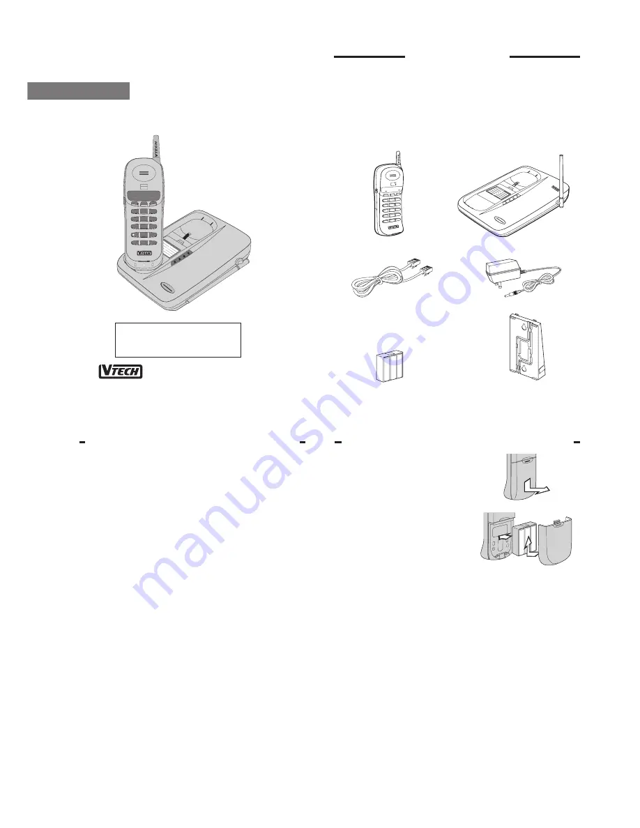 VTech 910 ADL Скачать руководство пользователя страница 1