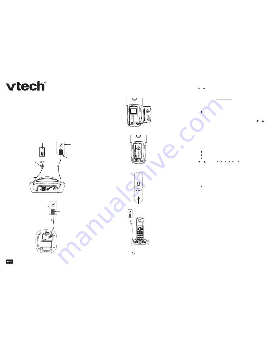 VTech CS6199-4 Скачать руководство пользователя страница 1