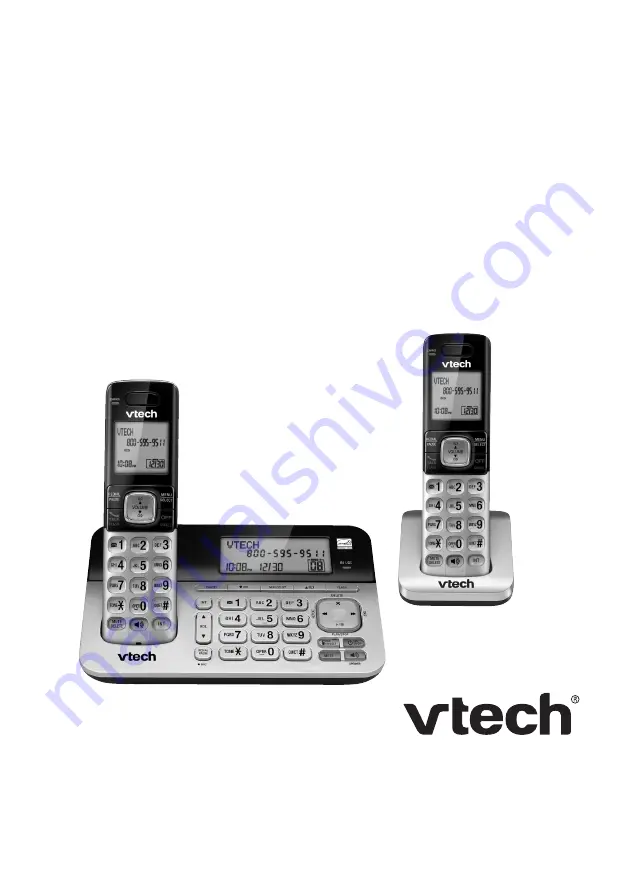 VTech CS6858-3 Скачать руководство пользователя страница 1