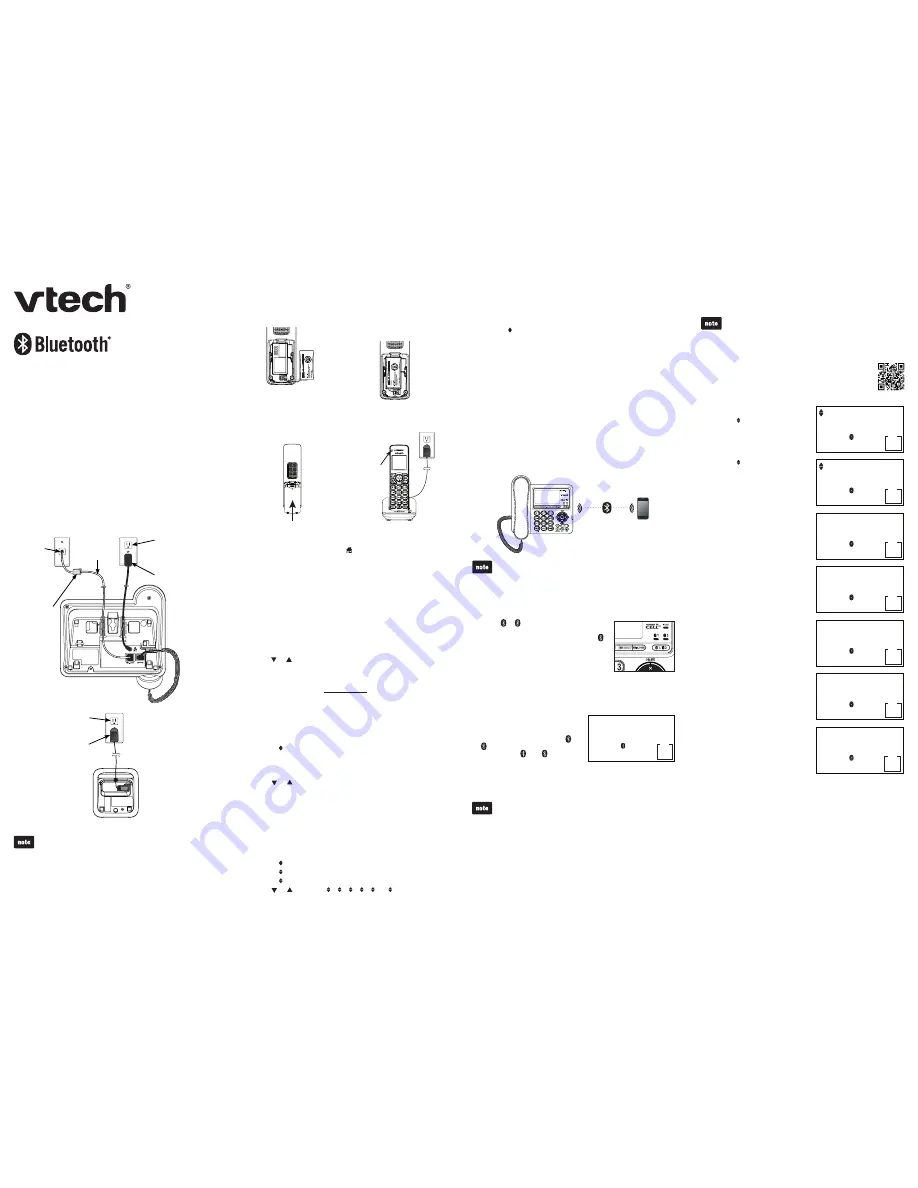 VTech DS6641 Quick Start Manual Download Page 1