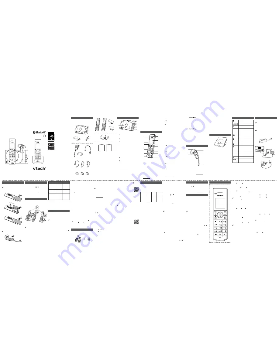 VTech DS6771-3 Abridged User Manual Download Page 1