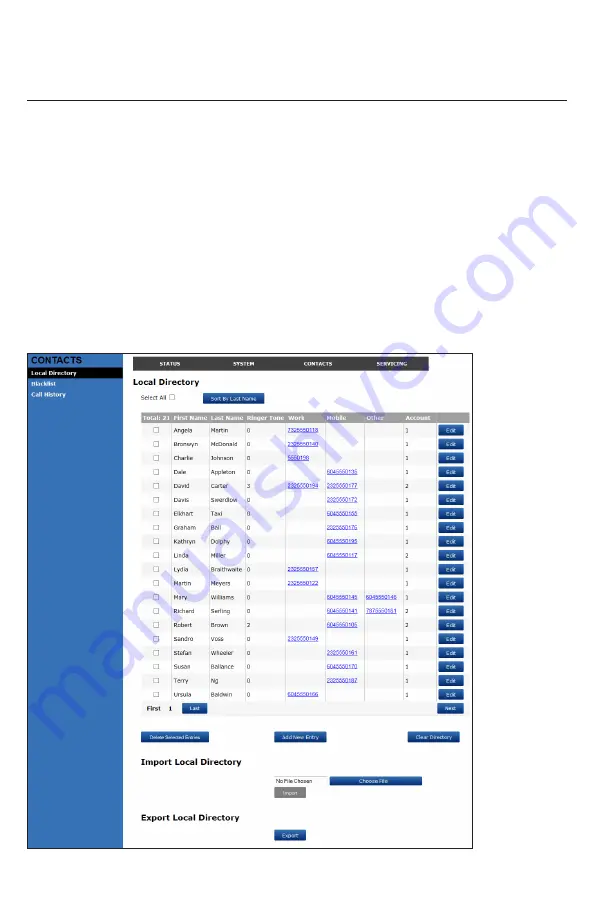 VTech Eris Terminal VSP715A Скачать руководство пользователя страница 65