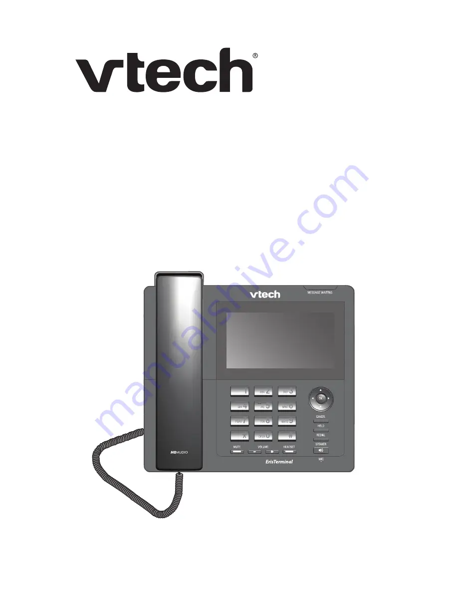 VTech ErisTerminal VSP861 User Manual Download Page 1