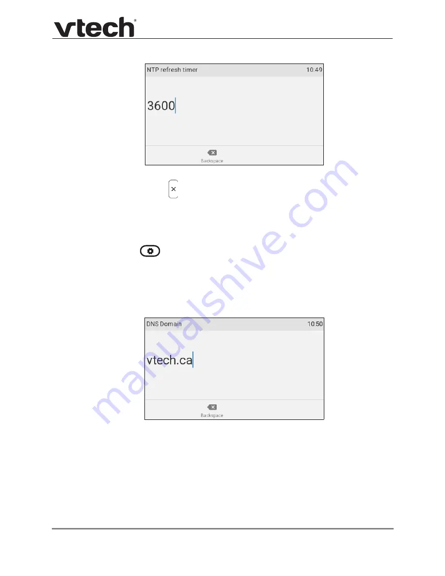 VTech ET685 Administrator And Provisioning Manual Download Page 77